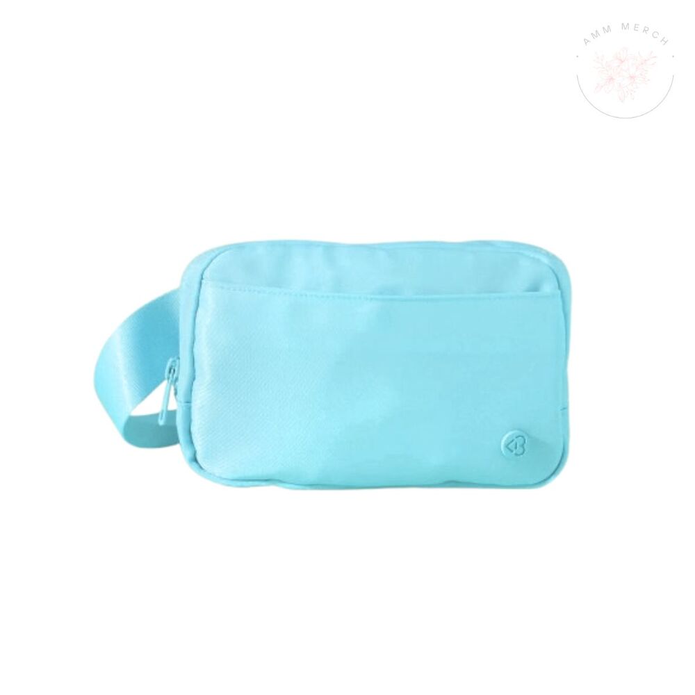 Blogilates Ultimate Belt Bag Yoga Straps Blue NWT